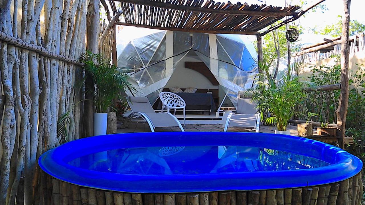 Glamping Tulum With Private Mini Pool Hotel Ngoại thất bức ảnh